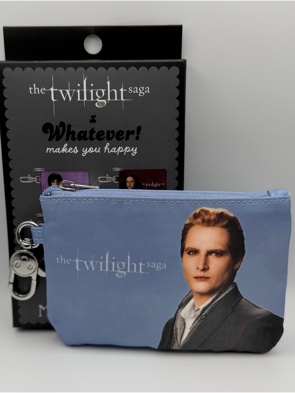 The Twilight Saga Carlisle Cullen Small Zip Pouch - Light Blue